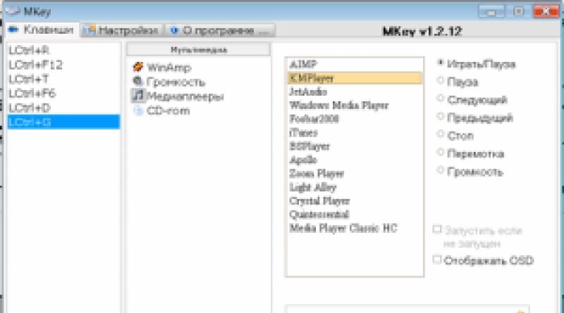 MKey – настройка мультимедийных клавиш Скачать программу для мультимедийной клавиатуры