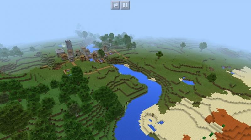 Сиды на Minecraft Pocket Edition (PE) Сид на деревню в майнкрафт компьютер